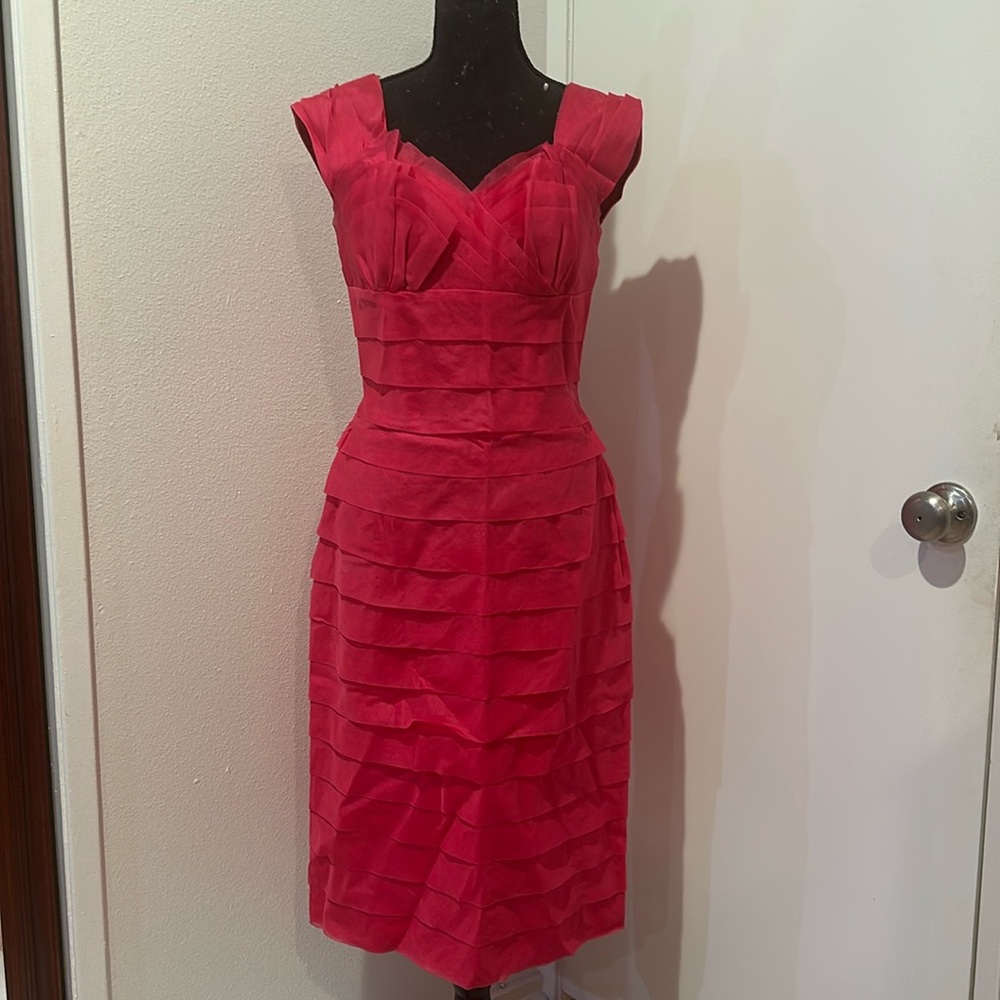 Vintage Emma Domb pink wiggle dress